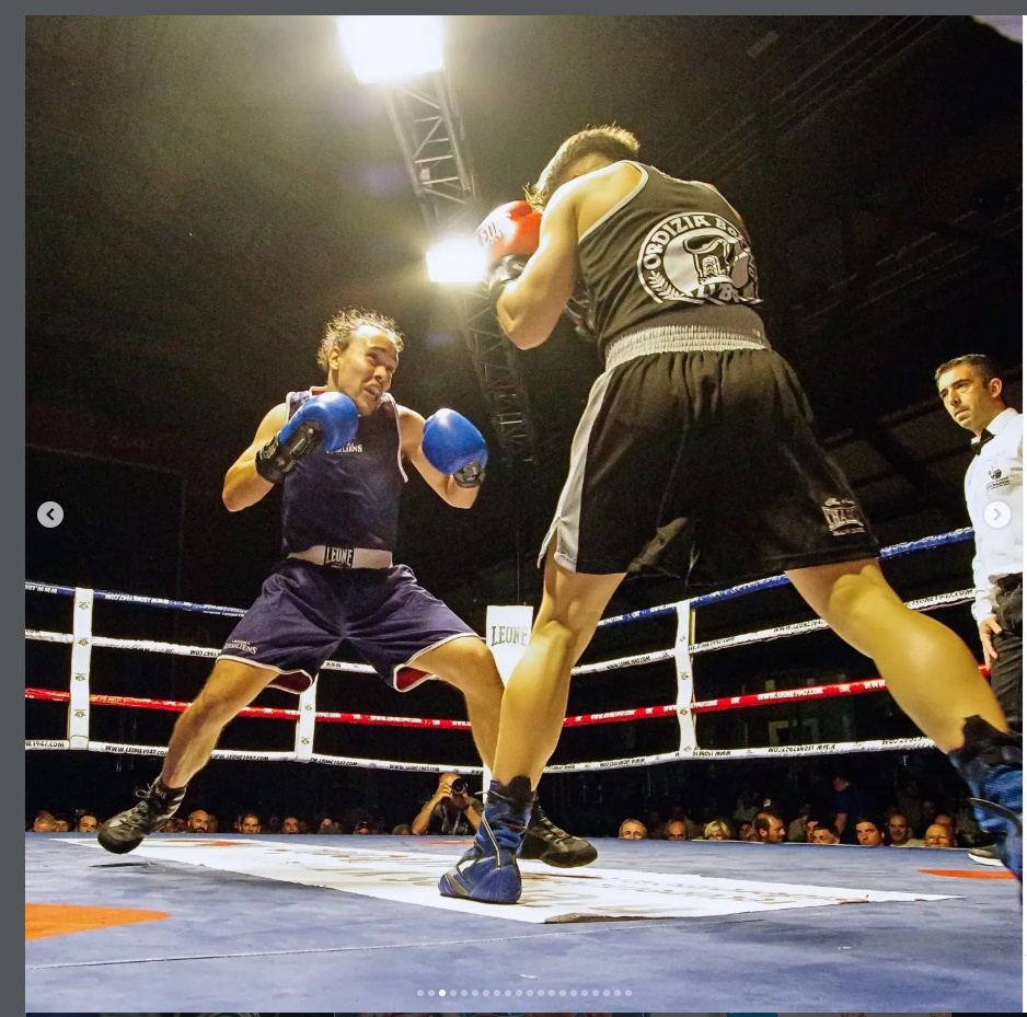 Carlos Enrique Fernandes, boxeador del equipo de competición de Resiliens