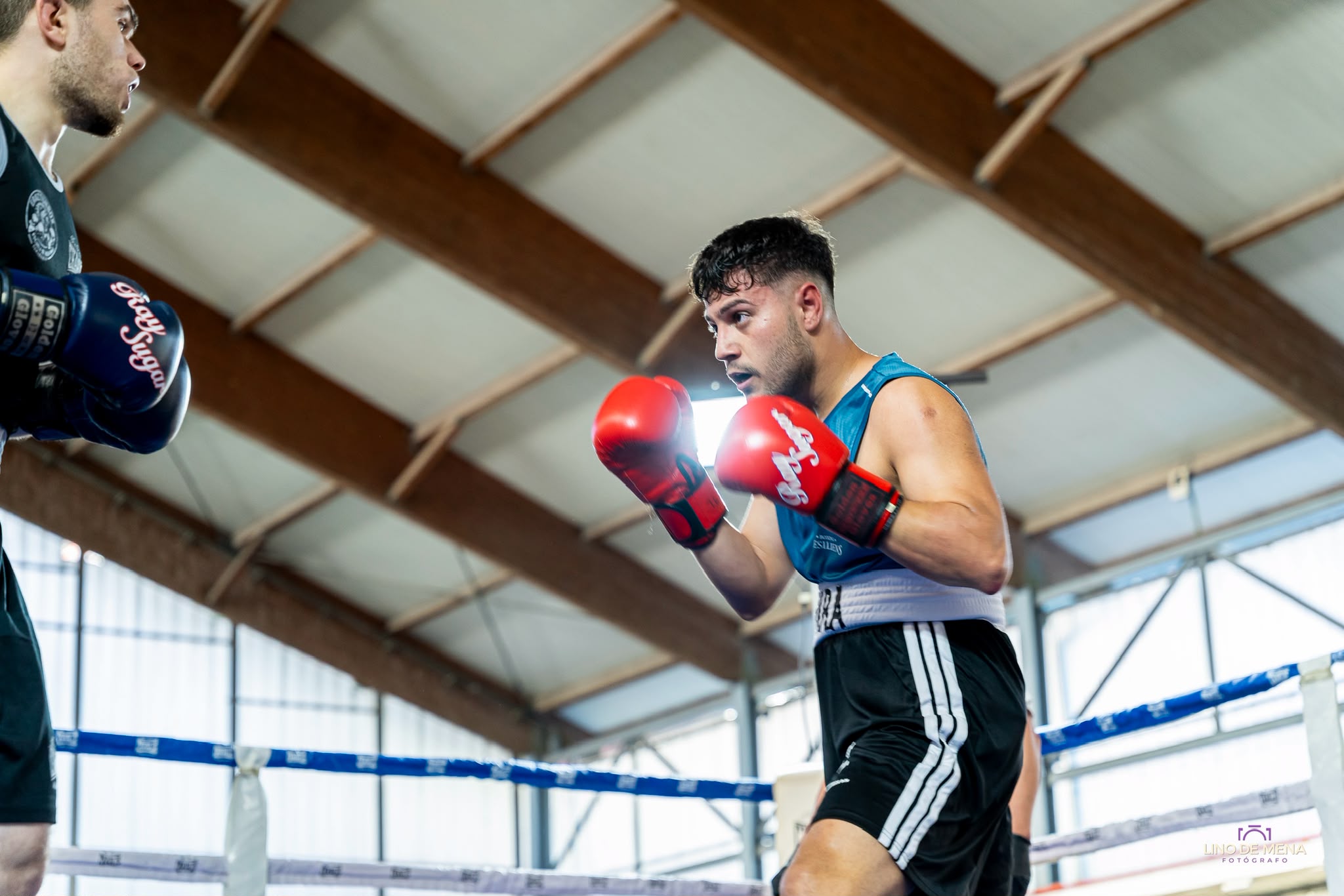Osmar Isaac Guevara, boxeador del equipo de competición de Resiliens